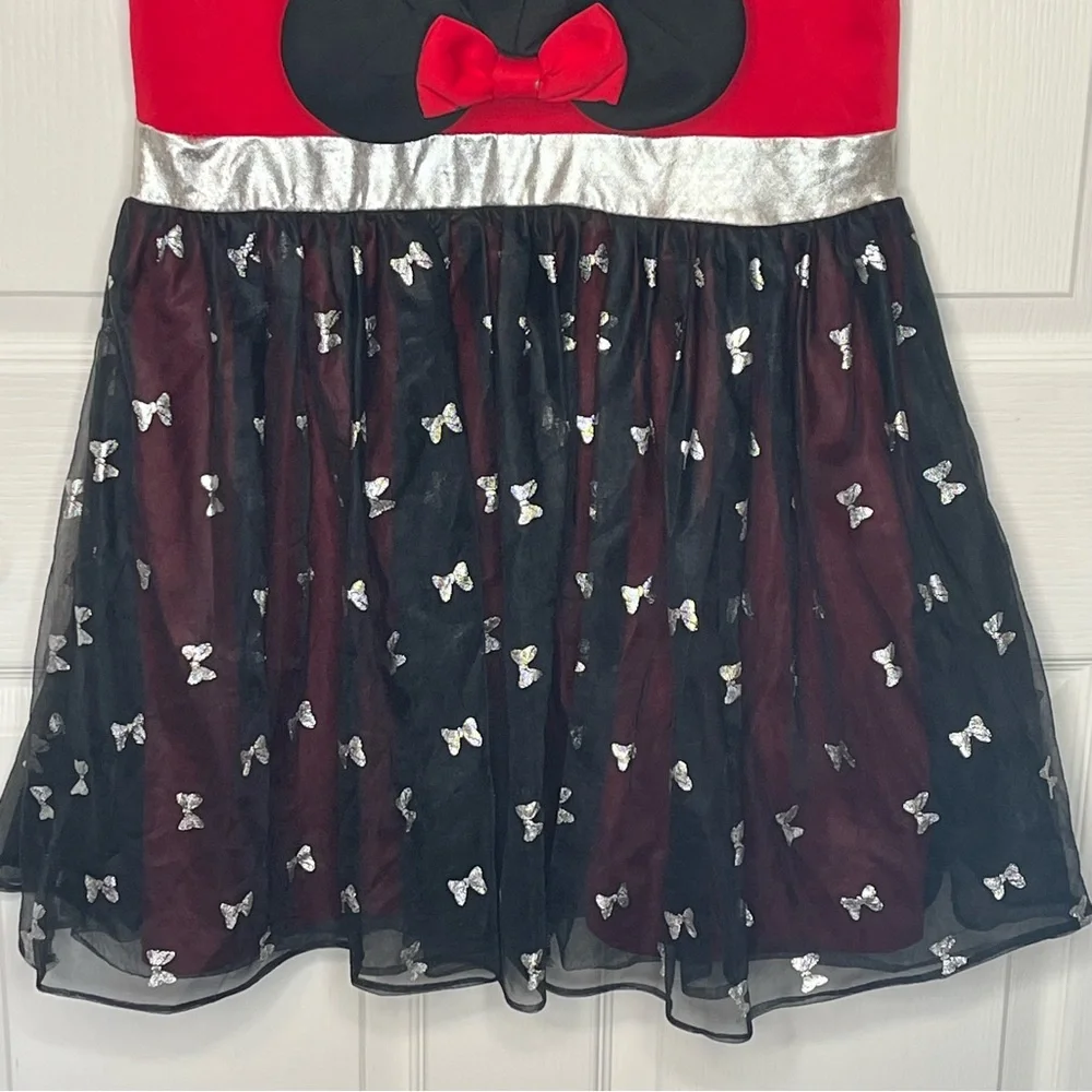 Disney Minnie Mouse Hooded Dress Girls Size XL 14 16 Halloween Costume